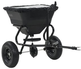 vidaXL Διανομέας Αλατιού Ελκόμενος 45 L 125x74x79 εκ. από PVC/Ατσάλι