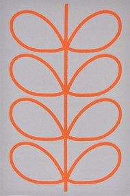 Χαλί Giant Linear Stem 460703 White-Orange Orla Kiely 200X280cm