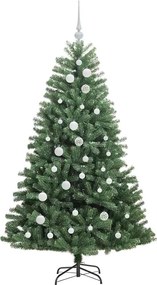 vidaXL Τεχνητό Χριστουγεννιάτικο Δέντρο με Άξονα Πράσινο 150 cm