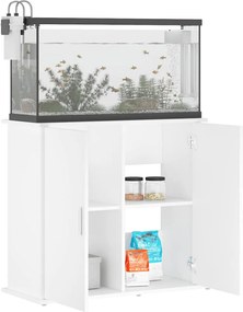 vidaXL Βάση Ενυδρείου Λευκή 81 x 36 x 73 εκ. από Επεξεργασμένο Ξύλο
