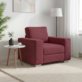 vidaXL Καθίσμα Σαλονιού Κόκκινο 100 cm ύφασμα