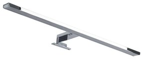 Φωτιστικό Τοίχου-Απλίκα Nina 60422 60x10,5x4cm LED 12W 1400lm IP44 Nickel GloboStar Αλουμίνιο