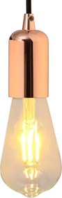 vidaXL Λαμπτήρες 2 τεμάχια Rose Gold E27
