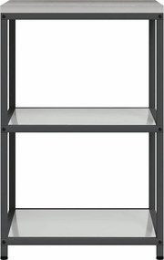 vidaXL Ράφι Κουζίνας HATTEM Ασημί 60 x 50 x 92 εκ Ατσάλι