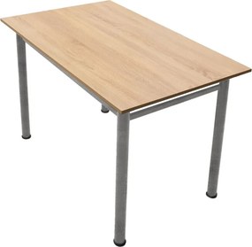 Τραπέζι "DINNER" σε δρυς/γκρι χρώμα 100x60x77