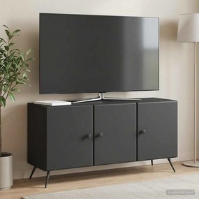 VidaXL Ντουλάπι TV Μαύρο 99 x 34,5 x 50 εκ. Επεξεργασμένο Ξύλο