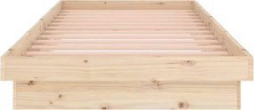vidaXL Πλαίσιο Κρεβατιού 90 x 200 εκ. από Μασίφ Ξύλο