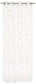 Παιδική Κουρτίνα με Τρουκς 140 x 250 cm White Gold Stars Atmosphera 127188-White