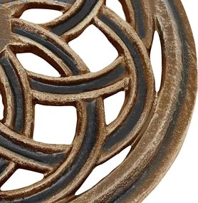 vidaXL Βάση Ομπρέλας Χάλκινη 44 x 44 x 31 εκ. από Χυτοσίδηρο