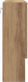 vidaXL Ντουλάπα Καθρέφτη Artisan Oak 59 x 17 x 55 cm