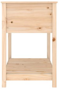 vidaXL Ζαρντινιέρα με Ράφι 111,5 x 54 x 81 εκ. Μασίφ Ξύλο Πεύκου