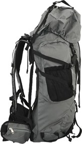 vidaXL Σακίδιο Πλάτης Γκρι 60 Λίτρων Ύφασμα Oxford