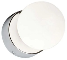 Φωτιστικό Τοίχου Brazos I 6948 Chrome Nowodvorski Metal, Glass