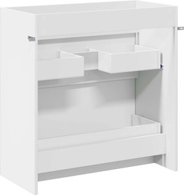 vidaXL Ντουλάπι Κάτω από τον Νιπτήρα Λευκό 78,5 x 37,5 x 81 εκ
