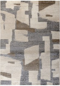 Σετ Χαλιά Κρεβατοκάμαρας 3Τμχ. Touareg 73604-065 Beige-Grey-Brown Merinos ΣΕΤ (2 67x150 &amp; 67x230) Πολυπροπυλένιο