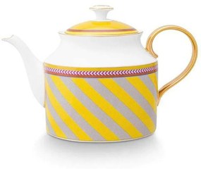 ΜΕΓΑΛΗ ΤΣΑΓΙΕΡΑ 1.8ltr PIP STUDIO - CHIQUE STRIPES YELLOW