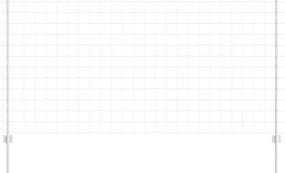 Τείχος και Πόστ Ασημί 1,2 x 25 m Ατσάλι