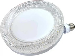 LED φωτιστικό οροφής 24W Φ230 6500Κ Ψυχρό φως Ε27 - LED Rotating Light