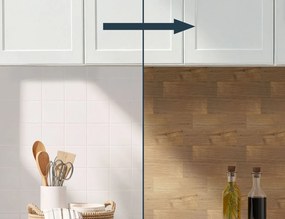 Αυτοκόλλητα πλακάκια Douceur d'intérieur - 25x25cm - Μπεζ - 4τμχ