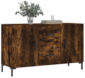 vidaXL Μπουφές Καπνιστή Δρυς 100 x 36 x 60 εκ. Επεξεργασμένο Ξύλο