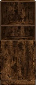 vidaXL Ντουλάπι Κουζίνας Καπνιστή Δρυς 57x41,5x131,5 εκ. Επεξεργ. Ξύλο