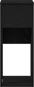 vidaXL Πύργος υπολογιστή με συρτάρι Μαύρο 30x44x74 cm