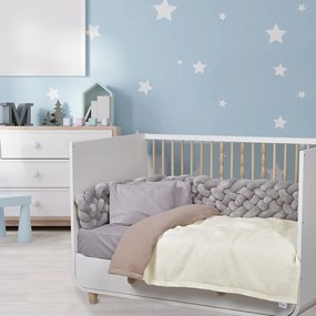 Κουβέρτα Βρεφική 4881 Ivory-Spaghi Das Home Αγκαλιάς 80x110cm 100% Βαμβάκι