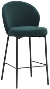 Σκαμπό Bar Lune 26-0060 48x53.5x95.5 Black-Green