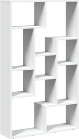 vidaXL Βιβλιοθήκη Λευκή 72x20x120,5 εκ. από Επεξεργασμένο Ξύλο