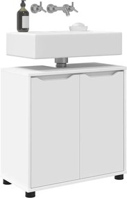 vidaXL Ντουλάπα νιπτήρα μπάνιου Λευκό 60 x 30 x 60 cm