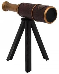 ΕΠΙΤΡΑΠΕΖΙΟ ΔΙΑΚΟΣΜΗΤΙΚΟ ”TELESCOPE” ΜΑΥΡΟ-ΚΑΦΕ 23*5*24.5 373-222-747