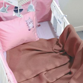 Βρεφική Κουβέρτα Πικέ 6544 Baby Relax Somon Das Home Cuddle 80x110cm 100% Cotton