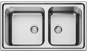 MACART IRIS N-175 Νεροχύτης Ένθετος Inox