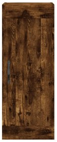 vidaXL Ντουλάπι Τοίχου Καπνιστή Δρυς 34,5 x 34 x 90 εκ. Επεξεργ. Ξύλο