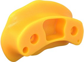vidaXL Βάσεις αναρρίχησης 2 τεμ. Κίτρινο 100 x 67 x 43 mm PP