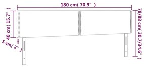 Κεφαλάρια Κρεβατιού 2 τεμ. Λευκό 90x5x78/88 εκ.Συνθετικό Δέρμα - Λευκό