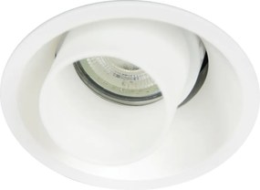 Σποτ Χωνευτό Κινητό Novo 2 GU10 ⌀9,3cm Λευκό