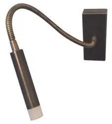 Απλίκα Φωτιστικό Τοίχου LED 3W Reading Light Etnas Homelighting-77-3523-Μπρονζέ 77-3523