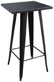 Τραπέζι Bar Relix Black Ε5203,11 60Χ60Χ101 cm Metal