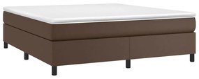 ΠΛΑΙΣΙΟ ΚΡΕΒΑΤΙΟΥ BOXSPRING ΚΑΦΕ 180X200 ΕΚ. ΣΥΝΘΕΤΙΚΟ ΔΕΡΜΑ 3121062