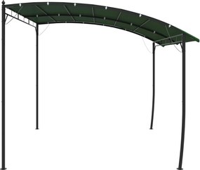 vidaXL Κιόσκι 3 x 3 x 2,55 m Πράσινο