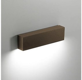 Απλίκα Φωτιστικό Τοίχου LED 4W IP65 3000K Slat Zafferano-LD0150R3-Καφέ LD0150R3