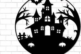 Intra απο ξύλο plywood  Χρώμα wenge 3mm-4mm πάχος - Halloween Decor Wall Δίασταση 15x15 cm INTRAFABR-124683458