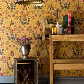 Ταπετσαρία Gypsy Ochre WP20311 Red-Blue-Yellow MindTheGap 52x300cm