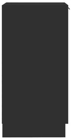 vidaXL Παπουτσοθήκη Μαύρη 30 x 35 x 70 εκ. από Επεξεργασμένο Ξύλο