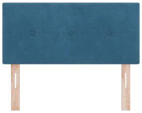 vidaXL LED Κεφαλινάκι με κουμπιά Στεφάνης Σκούρο μπλε 80 εκ Βελούδο