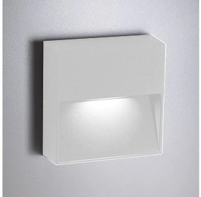Απλίκα Φωτιστικό Τοίχου LED 4,5W IP54 3000K Bottom Zafferano-LD0231B3-Λευκό LD0231B3