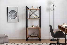 Bookshelf Milano Atlantic Pine
Black