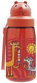 Παγούρι 450ml Με Καλαμάκι Laken Chupi Κόκκινο
