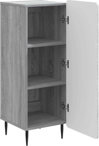 vidaXL Πλαϊνό γραφείο Γκρι Sonoma 34,5 x 33 x 92 εκ.
